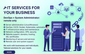 🛠 DevOps + Системный администратор (удалённо)